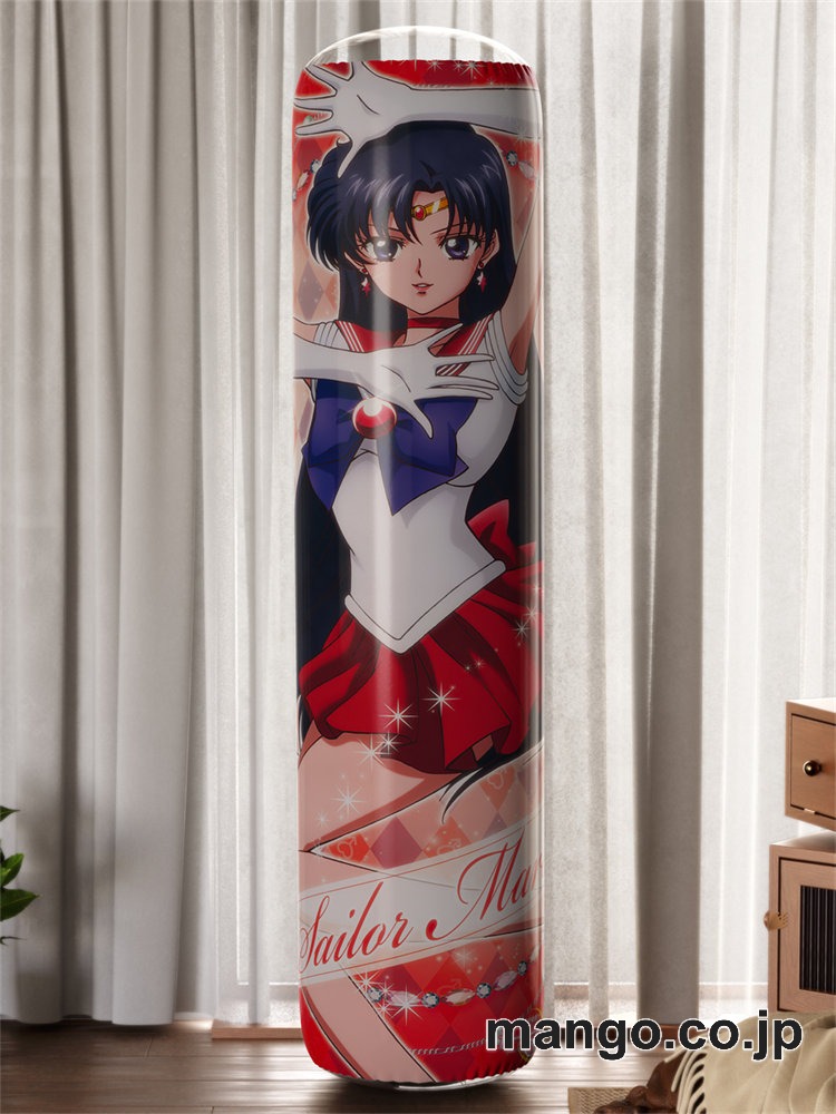 【おきあがりこぼし】アニメ キャラクター 等身大 PVC バランスクッション【美少女戦士セーラームーン】火野レイ PVC製 キャラクターグッズ コレクション用 2
