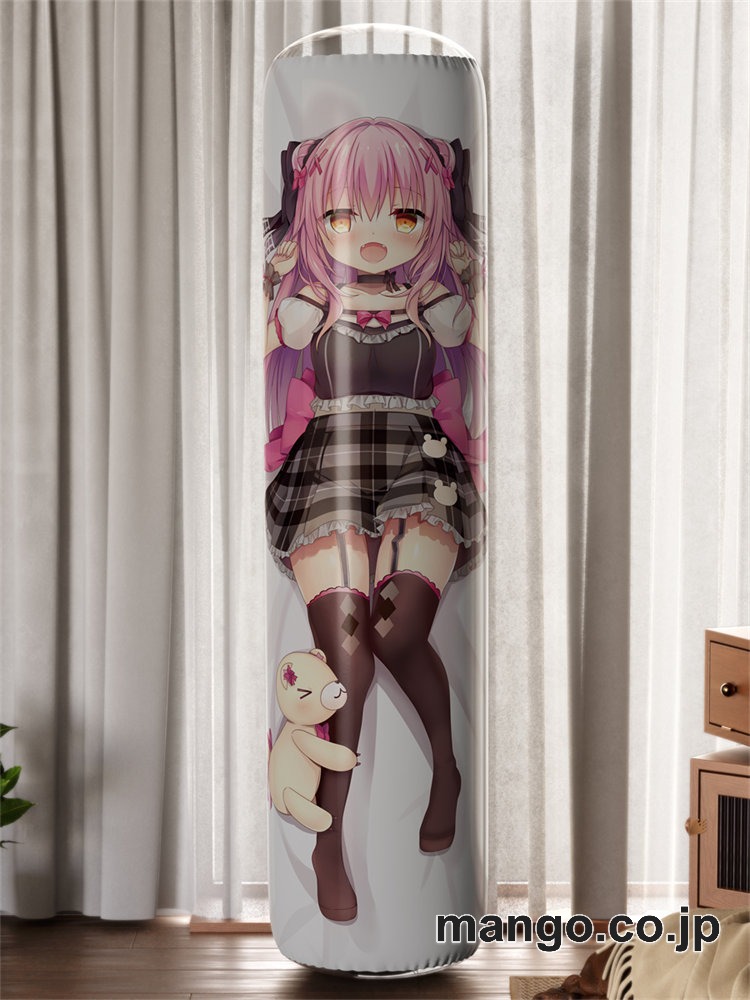 【おきあがりこぼし】アニメ キャラクター 等身大 PVC バランスクッション【バーチャルYoutuber】姫熊りぼん PVC製 キャラクターグッズ コレクション用 2