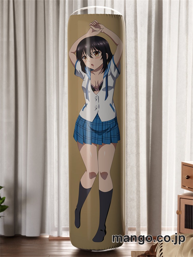 【おきあがりこぼし】アニメ キャラクター 等身大 PVC バランスクッション【ストライクザブラッド】姫柊雪菜 PVC製 キャラクターグッズ コレクション用