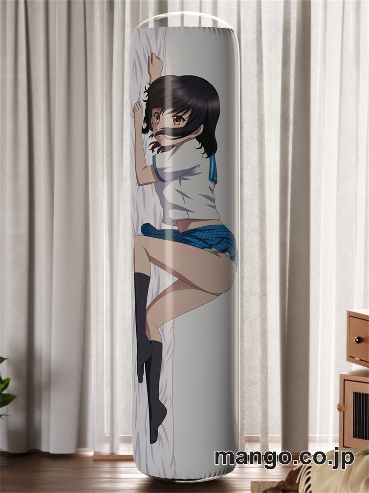 【おきあがりこぼし】アニメ キャラクター 等身大 PVC バランスクッション【ストライクザブラッド】姫柊雪菜 PVC製 キャラクターグッズ コレクション用 2