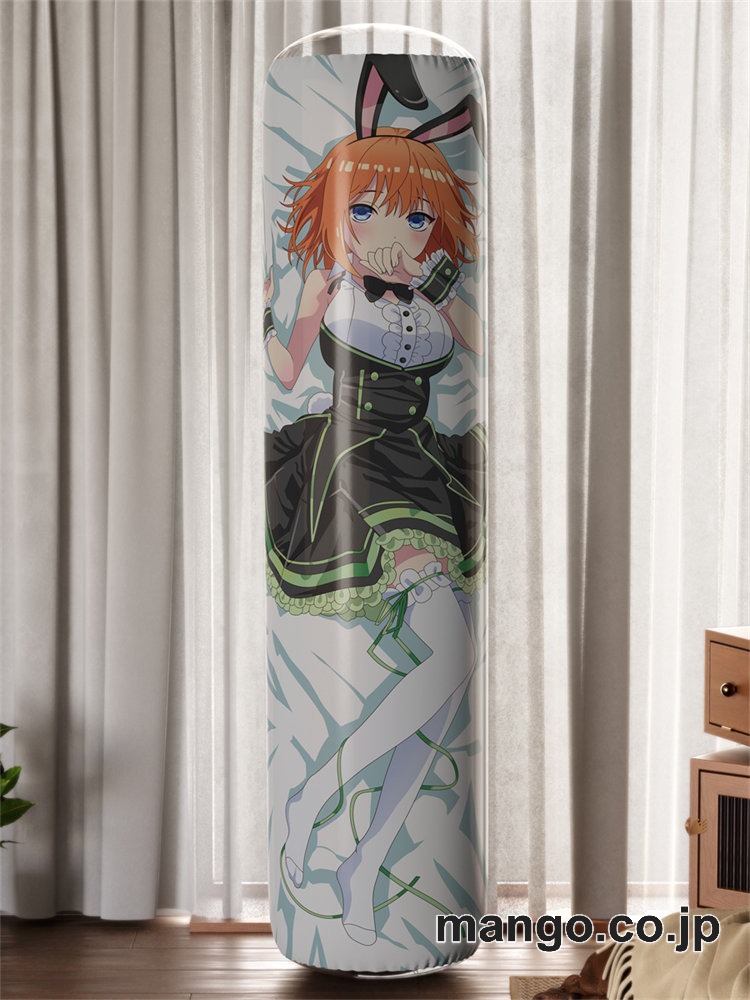 【おきあがりこぼし】アニメ キャラクター 等身大 PVC バランスクッション【五等分の花嫁】バニーガール 中野四葉 PVC製 キャラクターグッズ コレクション用