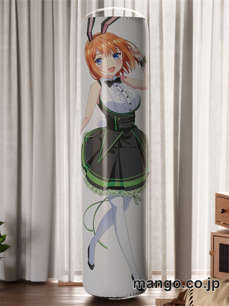 【おきあがりこぼし】アニメ キャラクター 等身大 PVC バランスクッション【五等分の花嫁】バニーガール 中野四葉 PVC製 キャラクターグッズ コレクション用 2