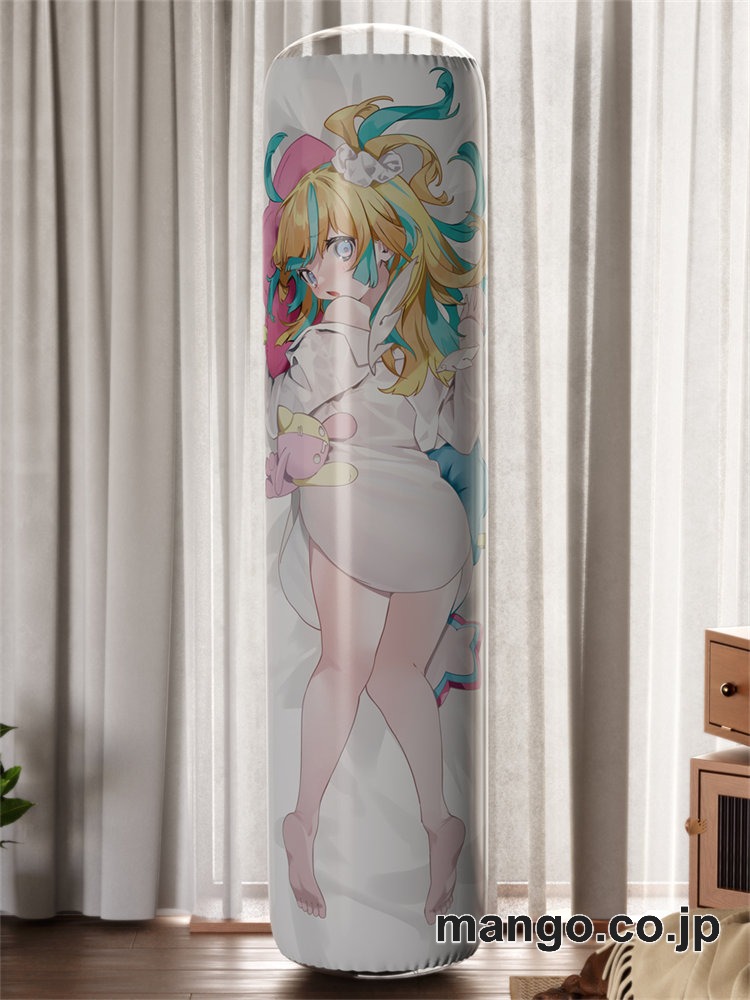 【おきあがりこぼし】アニメ キャラクター 等身大 PVC バランスクッション【バーチャルYoutuber】天川はの PVC製 キャラクターグッズ コレクション用 2