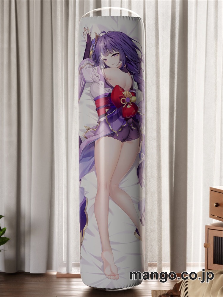 【おきあがりこぼし】アニメ キャラクター 等身大 PVC バランスクッション【原神】雷電将軍 PVC製 キャラクターグッズ コレクション用