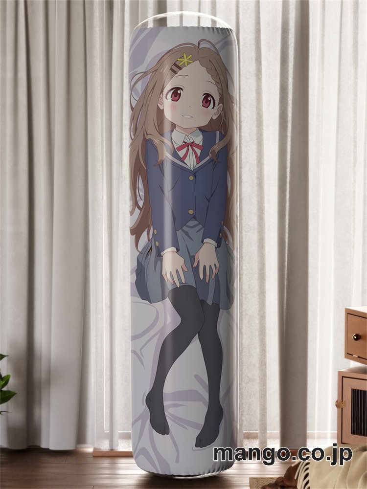 【おきあがりこぼし】アニメ キャラクター 等身大 PVC バランスクッション【ヤマノススメ】青羽ここな PVC製 キャラクターグッズ コレクション用