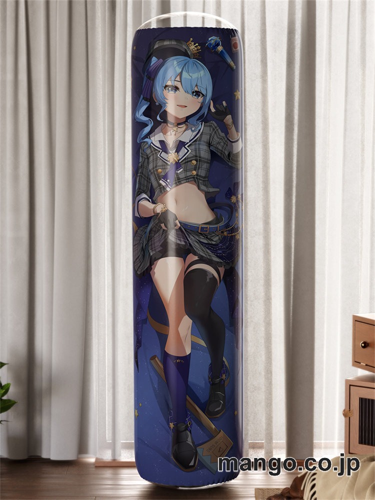 【おきあがりこぼし】アニメ キャラクター 等身大 PVC バランスクッション【バーチャルYoutuber】星街すいせい PVC製 キャラクターグッズ コレクション用 2