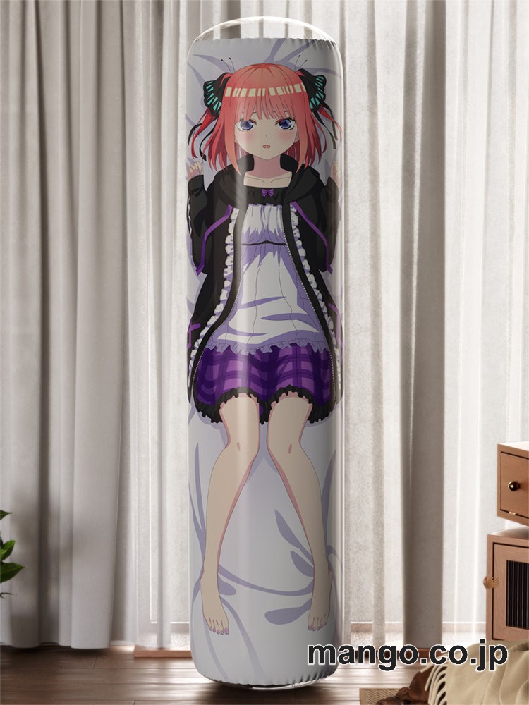 【おきあがりこぼし】アニメ キャラクター 等身大 PVC バランスクッション【五等分の花嫁】中野二乃 PVC製 キャラクターグッズ コレクション用