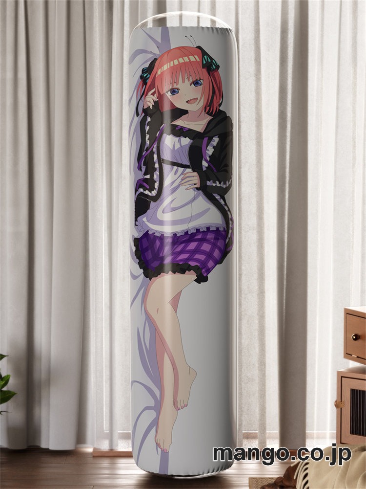 【おきあがりこぼし】アニメ キャラクター 等身大 PVC バランスクッション【五等分の花嫁】中野二乃 PVC製 キャラクターグッズ コレクション用 2