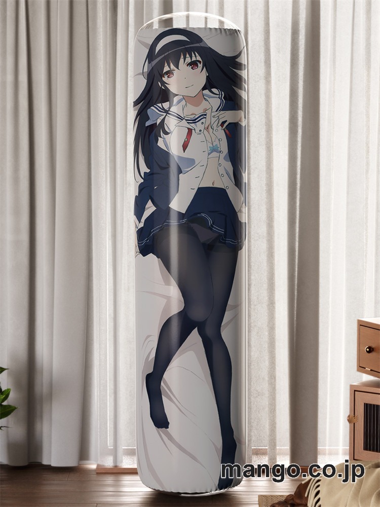 【おきあがりこぼし】アニメ キャラクター 等身大 PVC バランスクッション【冴えない彼女の育てかた】霞ヶ丘詩羽 PVC製 キャラクターグッズ コレクション用