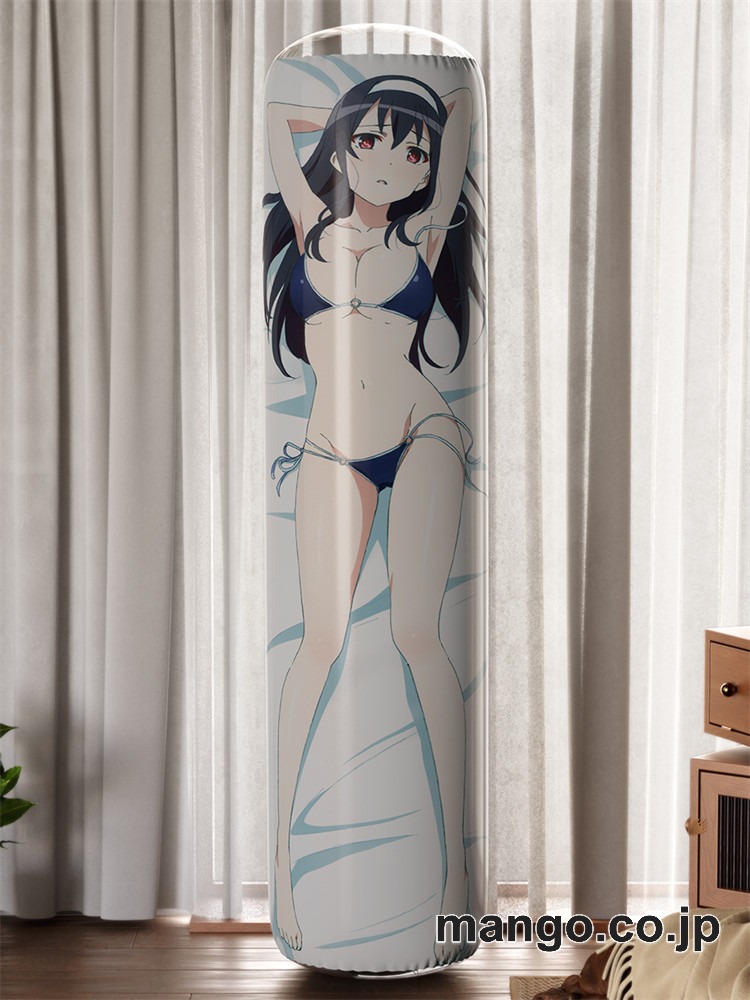 【おきあがりこぼし】アニメ キャラクター 等身大 PVC バランスクッション【冴えない彼女の育てかた】霞ヶ丘詩羽 PVC製 キャラクターグッズ コレクション用 2