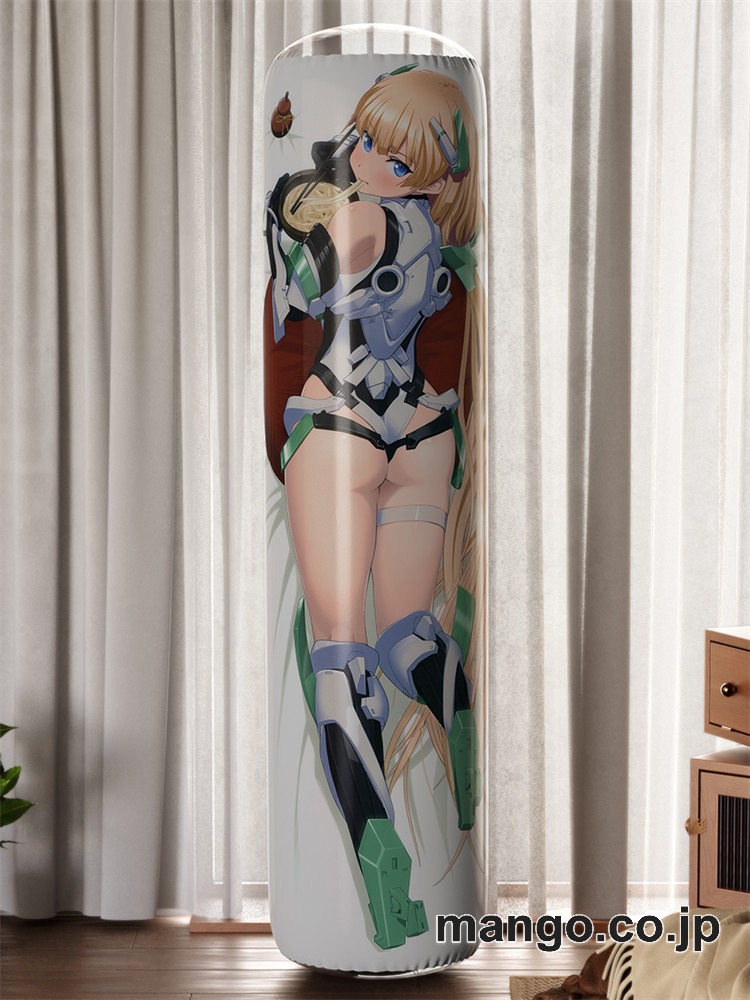 【おきあがりこぼし】アニメ キャラクター 等身大 PVC バランスクッション【楽園追放】アンジェラバルザック PVC製 キャラクターグッズ コレクション用 2