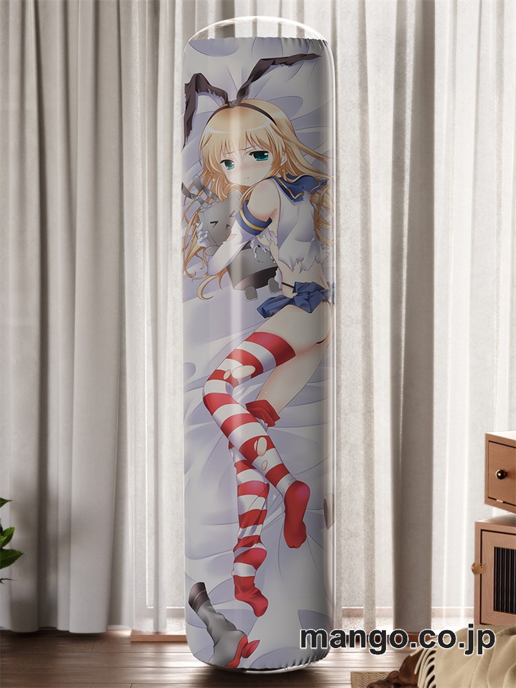 【おきあがりこぼし】アニメ キャラクター 等身大 PVC バランスクッション【艦隊これくしょん】島風 PVC製 キャラクターグッズ コレクション用 2