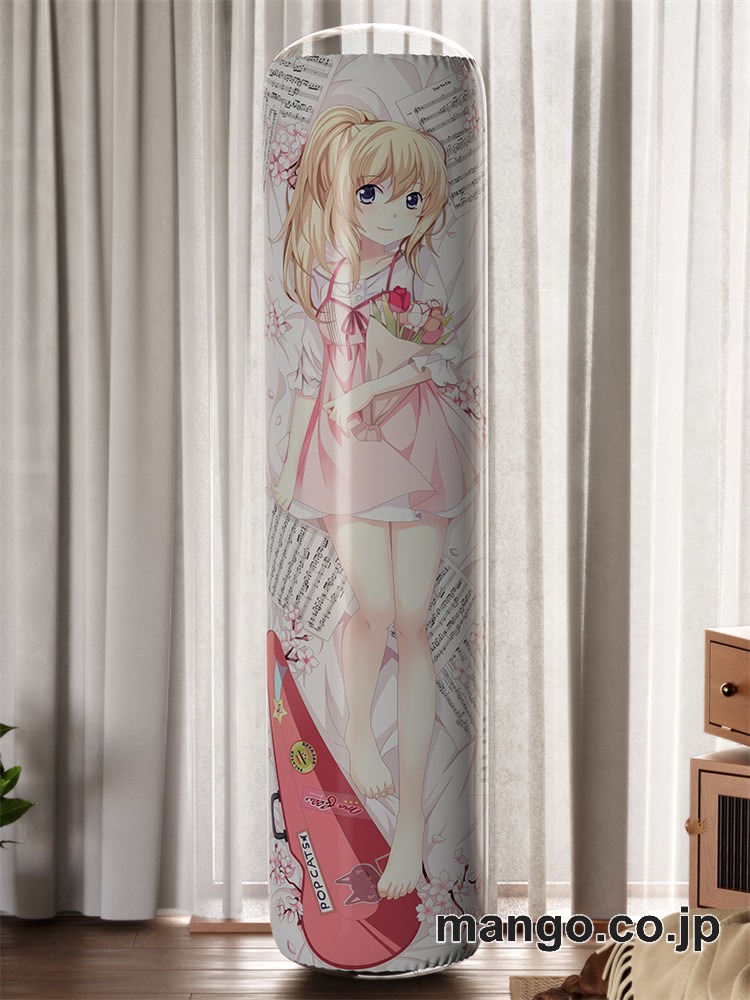 【おきあがりこぼし】アニメ キャラクター 等身大 PVC バランスクッション【四月は君の嘘】宮園 かをり PVC製 キャラクターグッズ コレクション用 2