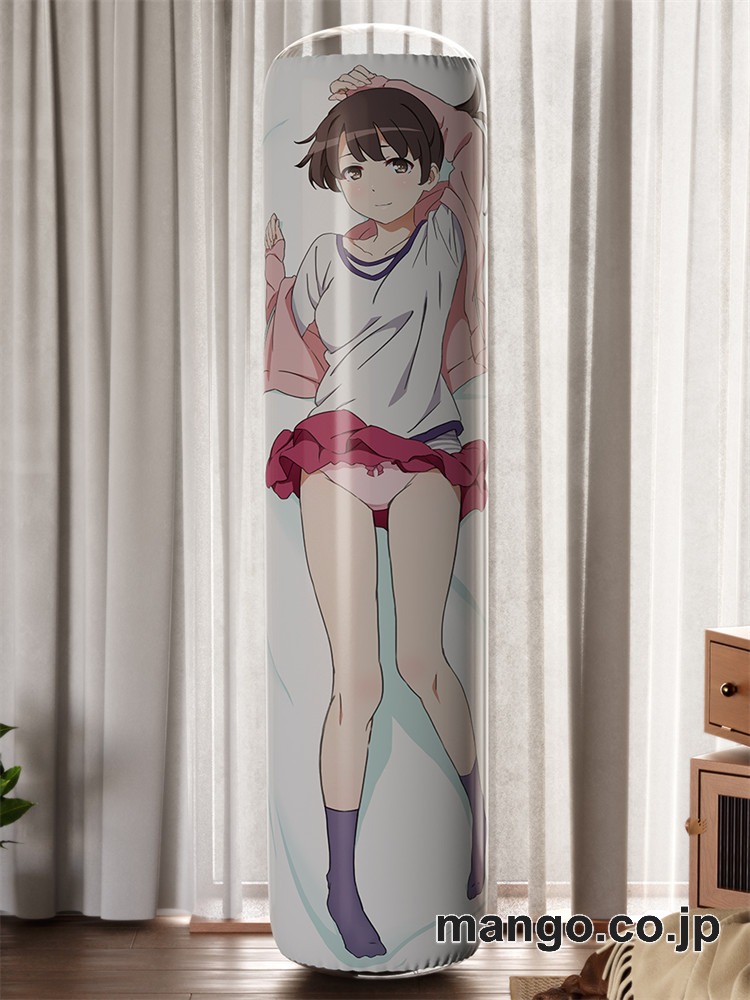 【おきあがりこぼし】アニメ キャラクター 等身大 PVC バランスクッション加藤恵 PVC製 キャラクターグッズ コレクション用 2