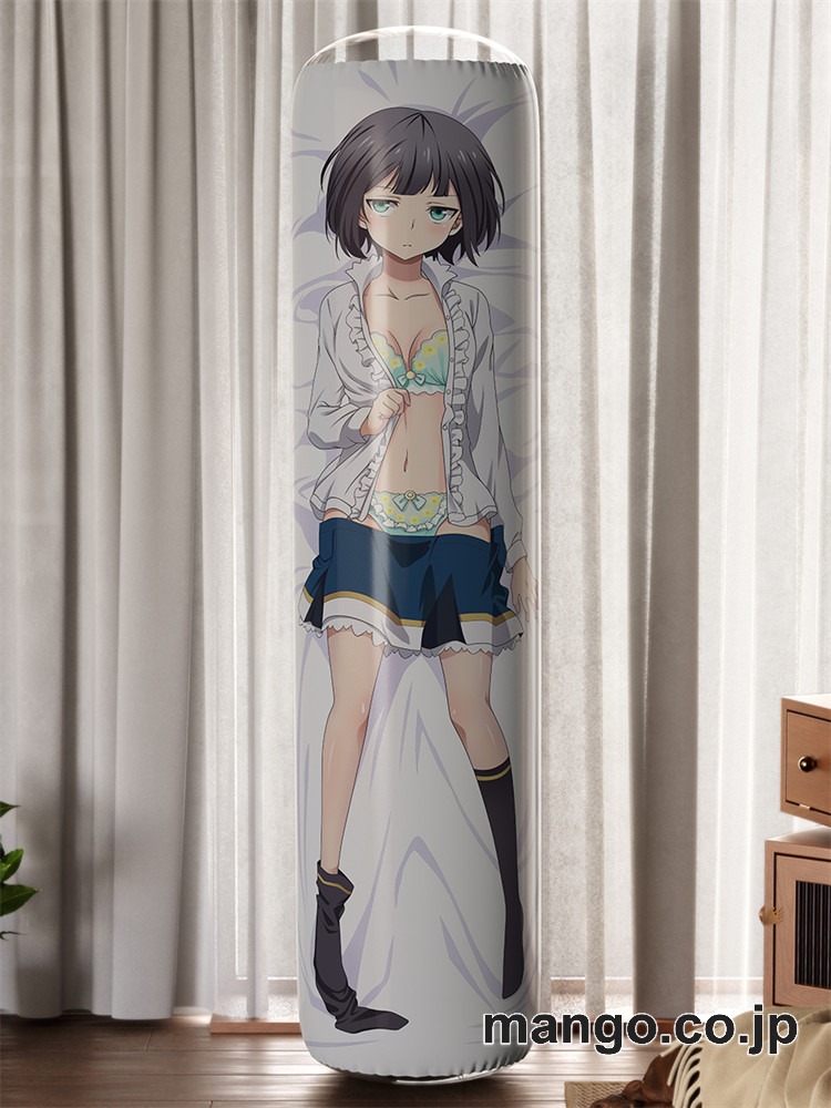【おきあがりこぼし】アニメ キャラクター 等身大 PVC バランスクッション【最弱無敗の神装機竜】ノクト・リーフレット PVC製 キャラクターグッズ コレクション用