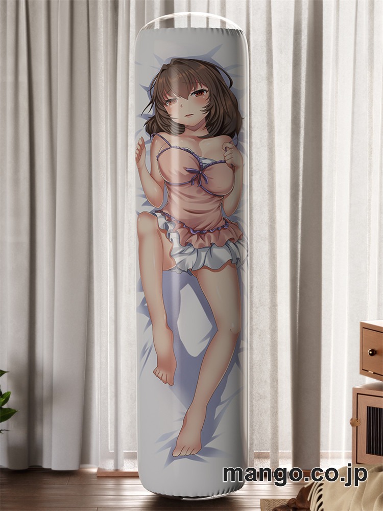 【おきあがりこぼし】アニメ キャラクター 等身大 PVC バランスクッション【自宅警備員】添い寝で喘ぐ女。葛木由紀の PVC製 キャラクターグッズ コレクション用 2