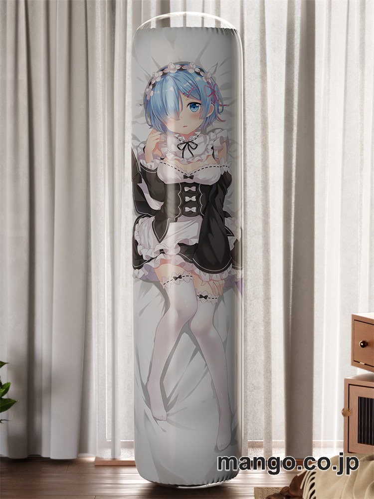 【おきあがりこぼし】アニメ キャラクター 等身大 PVC バランスクッション【ゼロから始める異世界生活】レム PVC製 キャラクターグッズ コレクション用