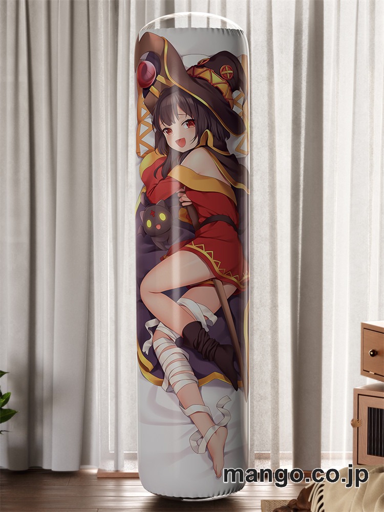 【おきあがりこぼし】アニメ キャラクター 等身大 PVC バランスクッション【この素晴らしい世界に祝福を！】めぐみんちゃん PVC製 キャラクターグッズ コレクション用 2