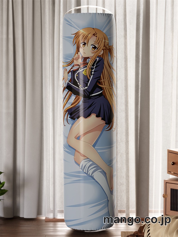 【おきあがりこぼし】アニメ キャラクター 等身大 PVC バランスクッション【ソードアート・オンライン】結城 明日奈 PVC製 キャラクターグッズ コレクション用 2