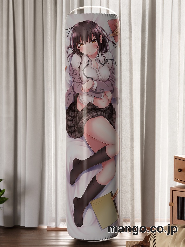 【おきあがりこぼし】アニメ キャラクター 等身大 PVC バランスクッション【あまえたいむ】後輩ちゃん PVC製 キャラクターグッズ コレクション用