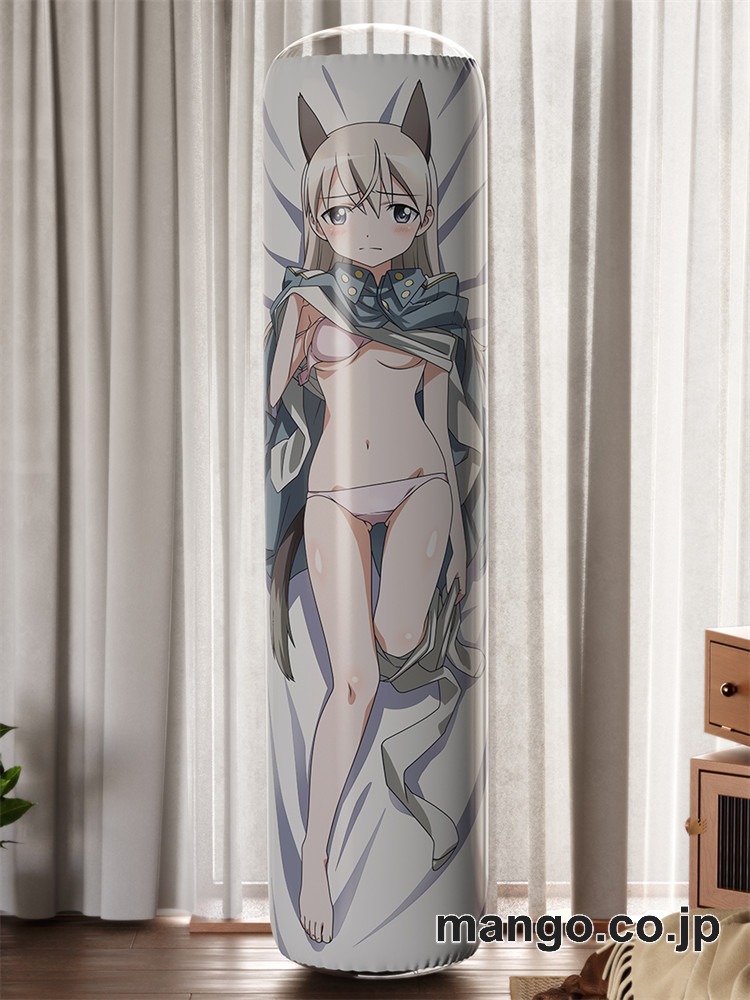 【おきあがりこぼし】アニメ キャラクター 等身大 PVC バランスクッション【ストライクウィッチーズ】（エイラ） PVC製 キャラクターグッズ コレクション用