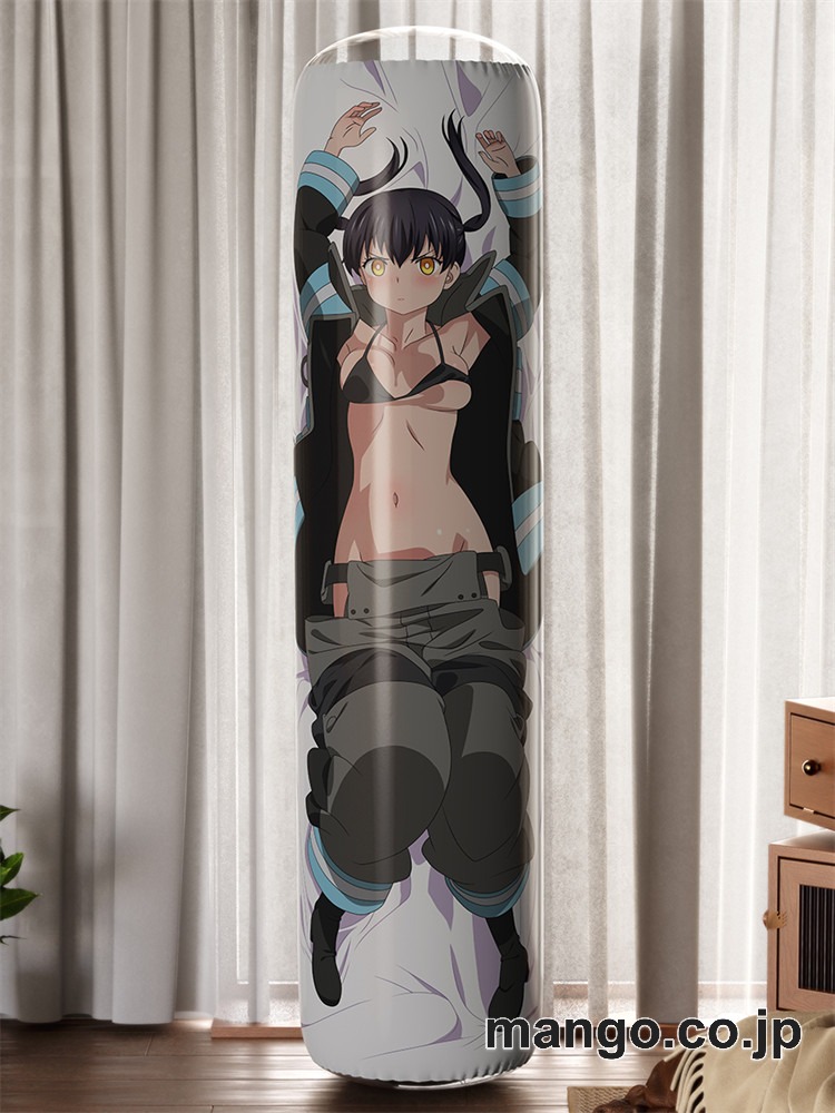 【おきあがりこぼし】アニメ キャラクター 等身大 PVC バランスクッション【炎炎ノ消防隊】環 古達 PVC製 キャラクターグッズ コレクション用
