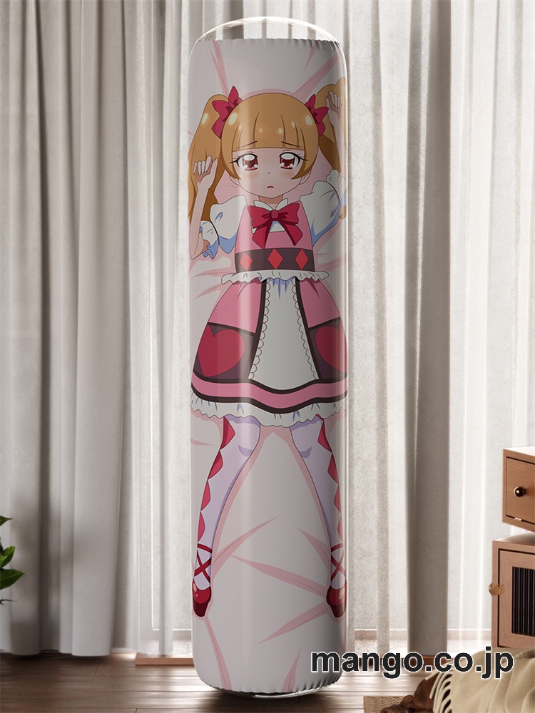 【おきあがりこぼし】アニメ キャラクター 等身大 PVC バランスクッション【HUGっと！プリキュア】えみるキュアマシェリ PVC製 キャラクターグッズ コレクション用