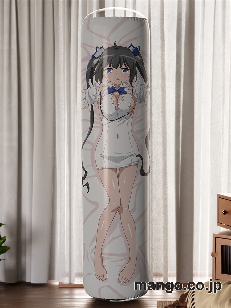 【おきあがりこぼし】アニメ キャラクター 等身大 PVC バランスクッション【ダンジョンに出会いを求めるのは間違っているだろうか】ヘスティア PVC製 キャラクターグッズ コレクション用