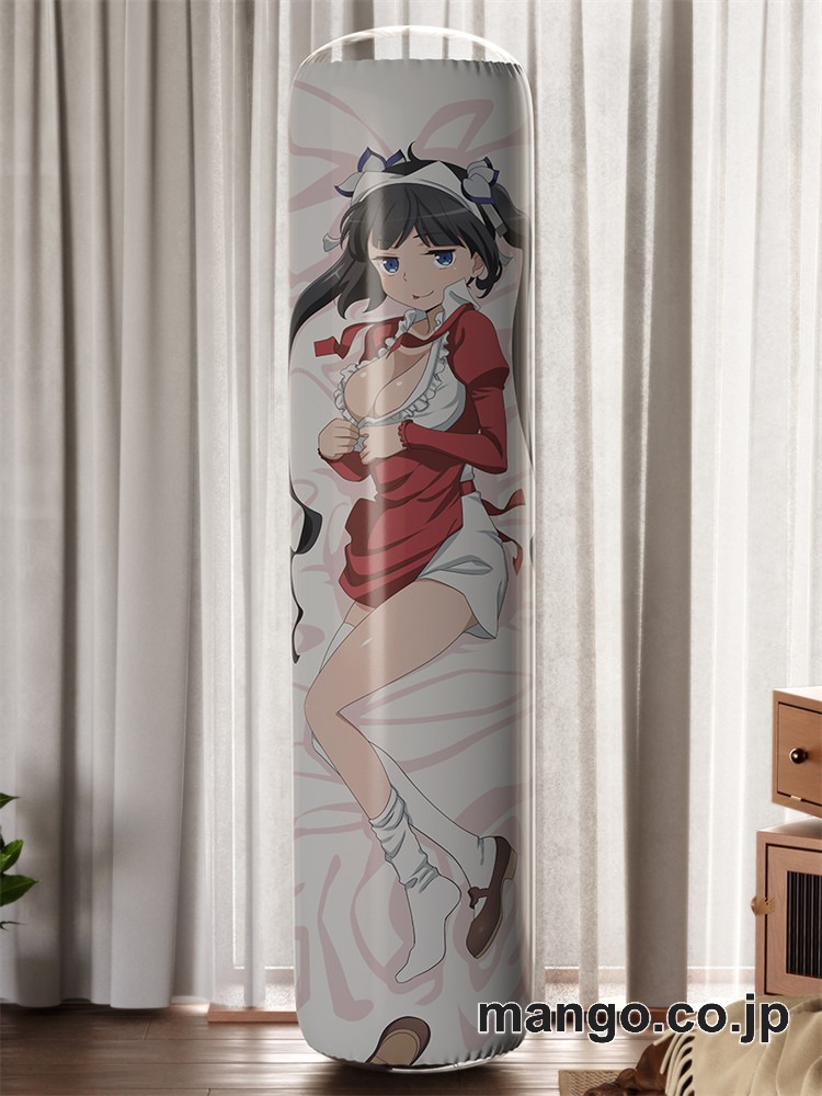 【おきあがりこぼし】アニメ キャラクター 等身大 PVC バランスクッション【ダンジョンに出会いを求めるのは間違っているだろうか】ヘスティア PVC製 キャラクターグッズ コレクション用 2