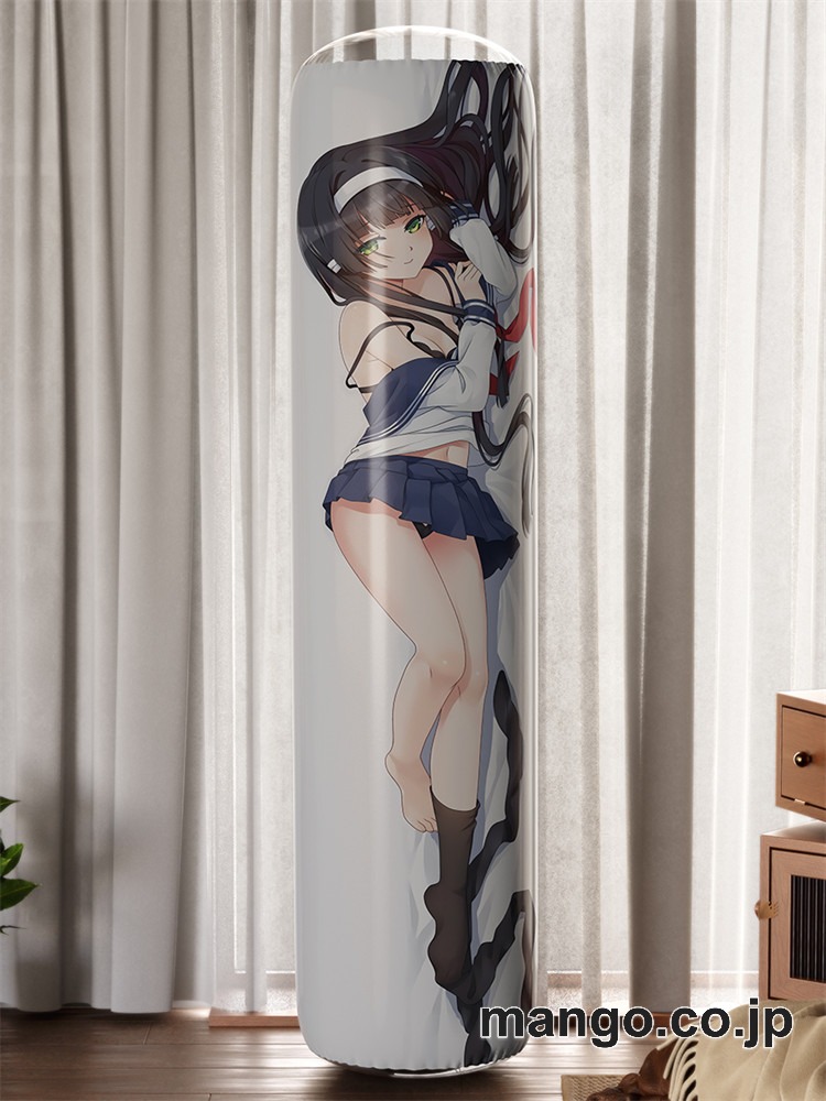 【おきあがりこぼし】アニメ キャラクター 等身大 PVC バランスクッション【美少女万華鏡】-理と迷宮の少女- 蓮華 PVC製 キャラクターグッズ コレクション用 2