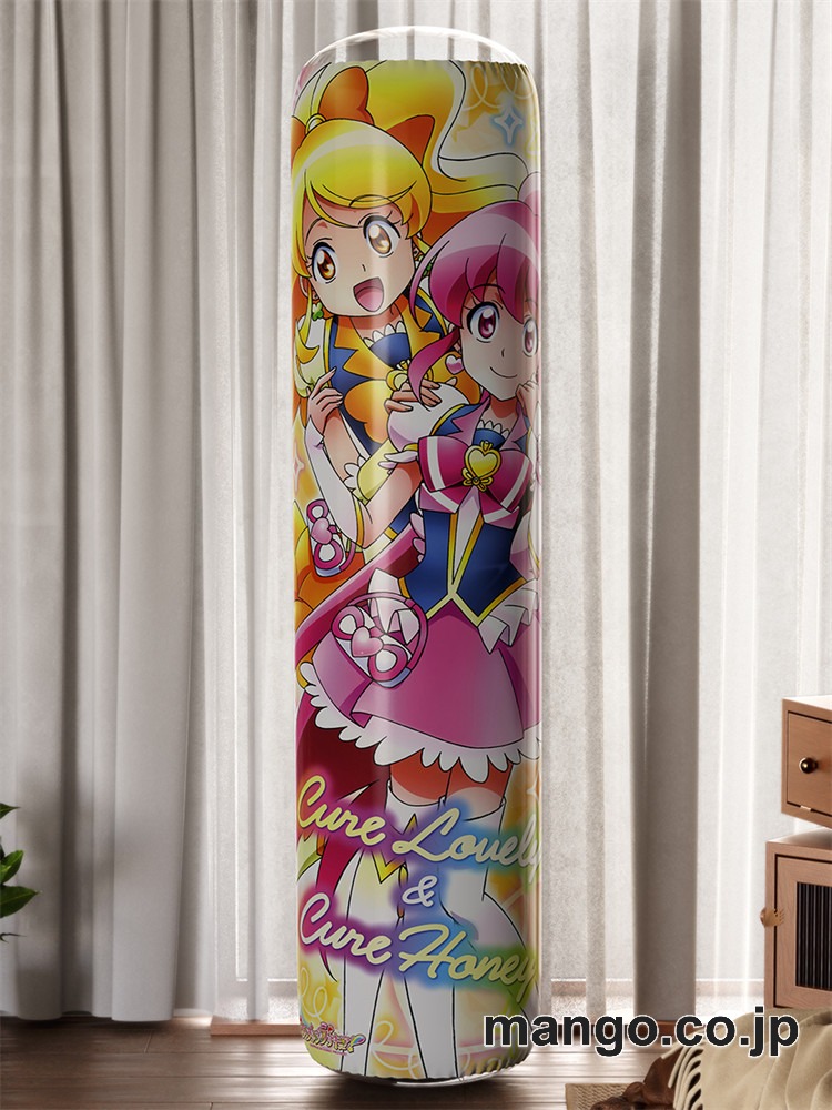 【おきあがりこぼし】アニメ キャラクター 等身大 PVC バランスクッションハピネスチャージプリキュア！ PVC製 キャラクターグッズ コレクション用 2