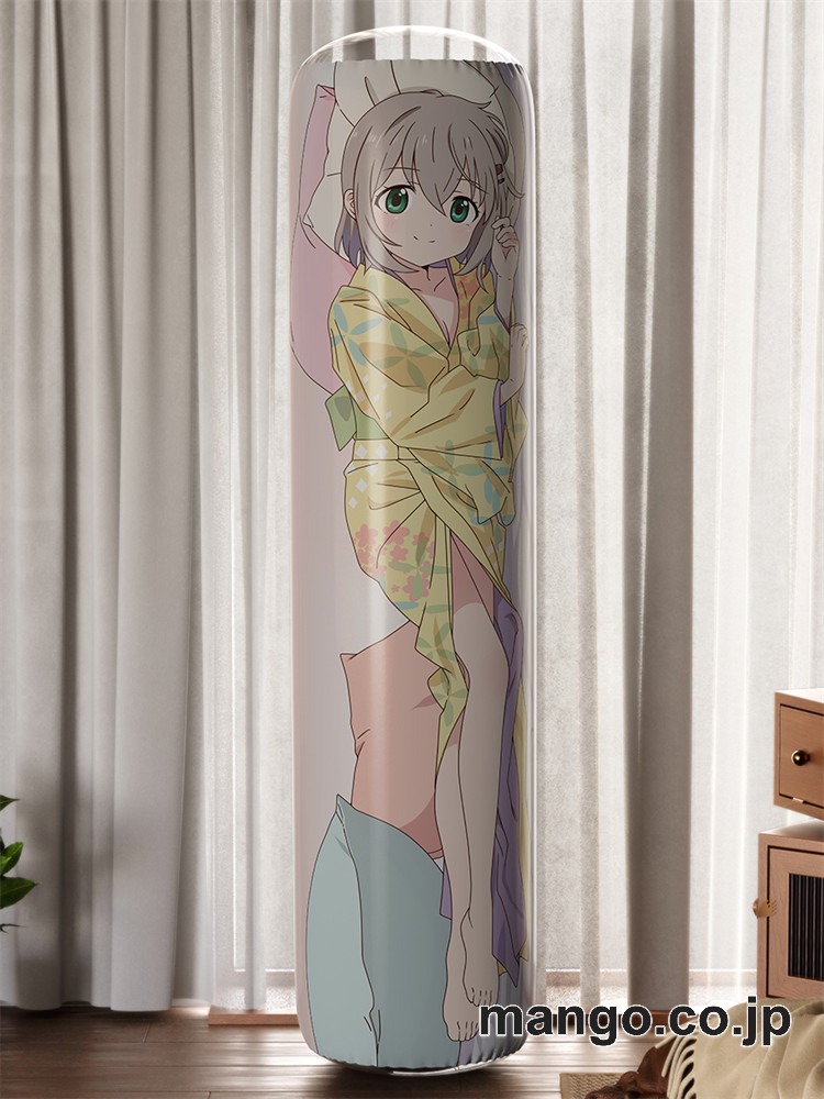 【おきあがりこぼし】アニメ キャラクター 等身大 PVC バランスクッション【ヤマノススメ】雪村あおい PVC製 キャラクターグッズ コレクション用 2