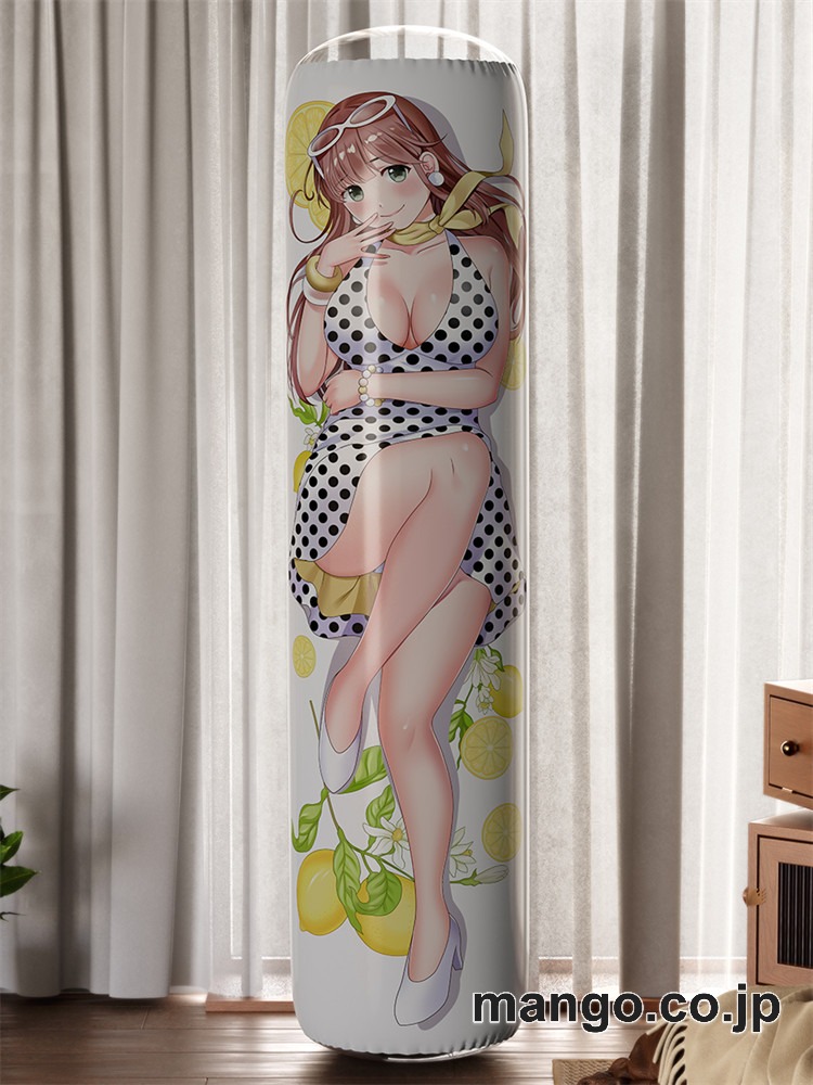 【おきあがりこぼし】アニメ キャラクター 等身大 PVC バランスクッション【ドメスティックな彼女】橘陽菜 PVC製 キャラクターグッズ コレクション用