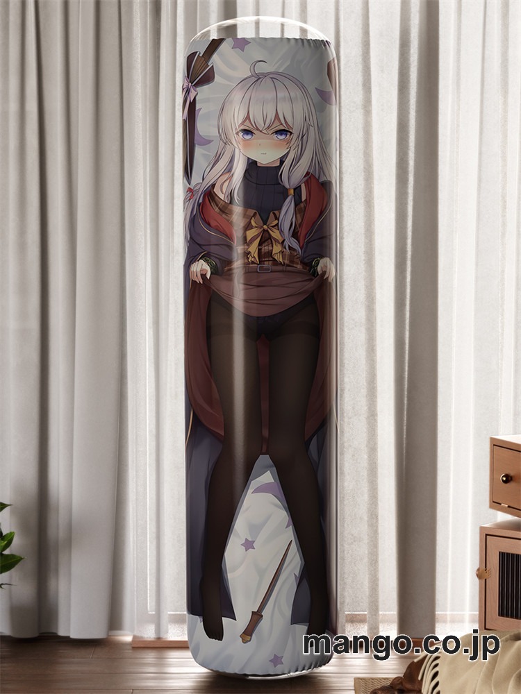 【おきあがりこぼし】アニメ キャラクター 等身大 PVC バランスクッション【魔女の旅々】イレイナ PVC製 キャラクターグッズ コレクション用 2