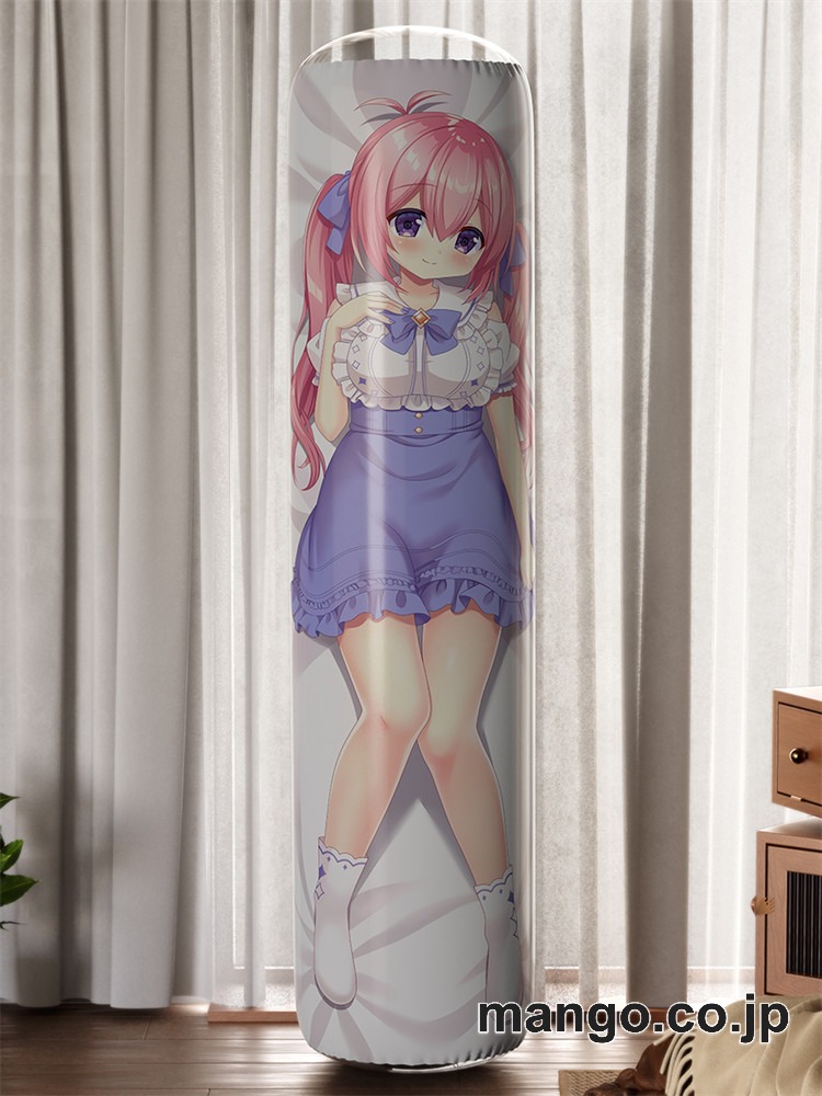 【おきあがりこぼし】アニメ キャラクター 等身大 PVC バランスクッション【バーチャルYoutuber】桃々乃ゆずゆ PVC製 キャラクターグッズ コレクション用