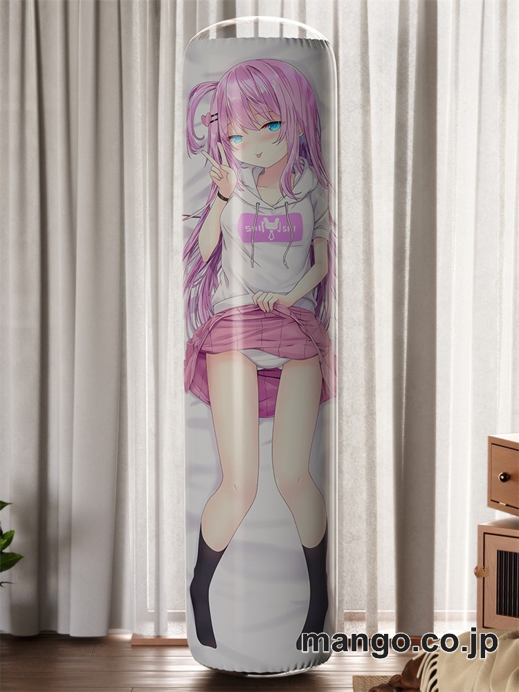 【おきあがりこぼし】アニメ キャラクター 等身大 PVC バランスクッション【オリジナル】もえかちゃん PVC製 キャラクターグッズ コレクション用 2