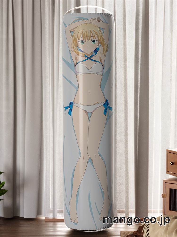 【おきあがりこぼし】アニメ キャラクター 等身大 PVC バランスクッション【Fate stay night】セイバー PVC製 キャラクターグッズ コレクション用