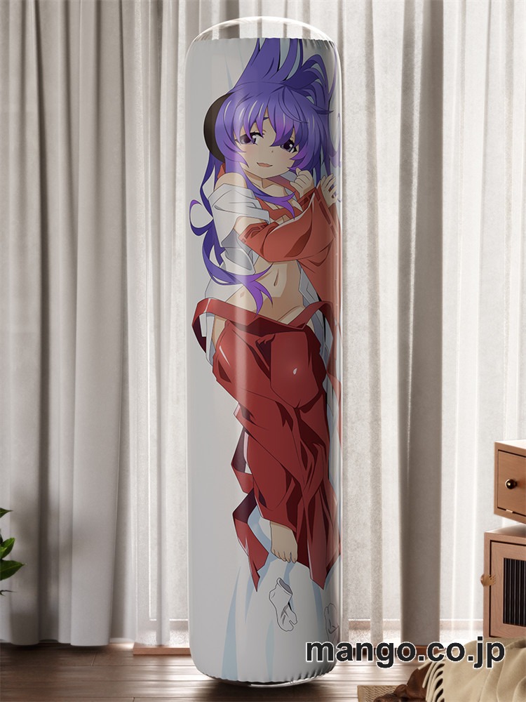 【おきあがりこぼし】アニメ キャラクター 等身大 PVC バランスクッション【ひぐらしのなく頃に】羽生 巫女服Ver PVC製 キャラクターグッズ コレクション用 2