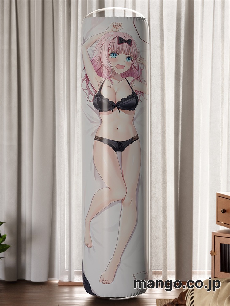 【おきあがりこぼし】アニメ キャラクター 等身大 PVC バランスクッション【かぐや様は告らせたい】藤原書記 PVC製 キャラクターグッズ コレクション用 2