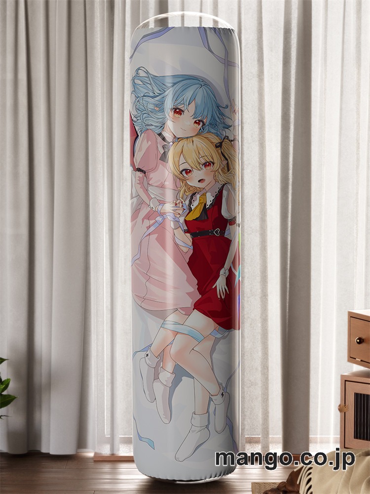 【おきあがりこぼし】アニメ キャラクター 等身大 PVC バランスクッション【東方Project】レミフラ PVC製 キャラクターグッズ コレクション用 2