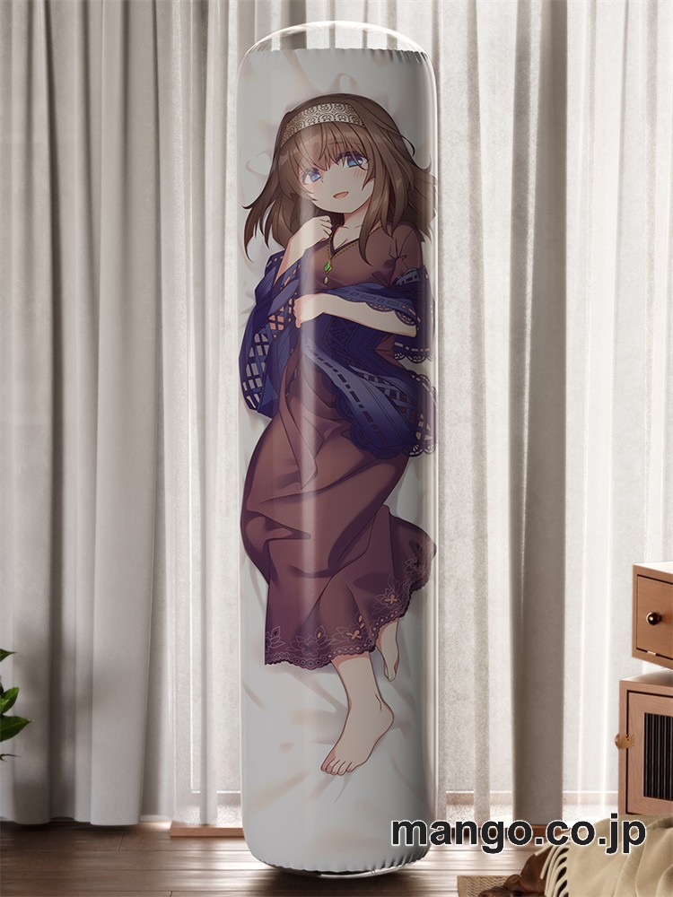 【おきあがりこぼし】アニメ キャラクター 等身大 PVC バランスクッション【アイドルマスター シンデレラガールズ】鷺沢文香 PVC製 キャラクターグッズ コレクション用 2
