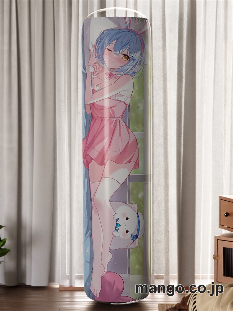 【おきあがりこぼし】アニメ キャラクター 等身大 PVC バランスクッション【バーチャルYoutuber】雪花ラミィ PVC製 キャラクターグッズ コレクション用 2