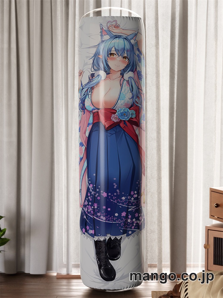 【おきあがりこぼし】アニメ キャラクター 等身大 PVC バランスクッション【バーチャルYoutuber】雪花ラミィ PVC製 キャラクターグッズ コレクション用 2