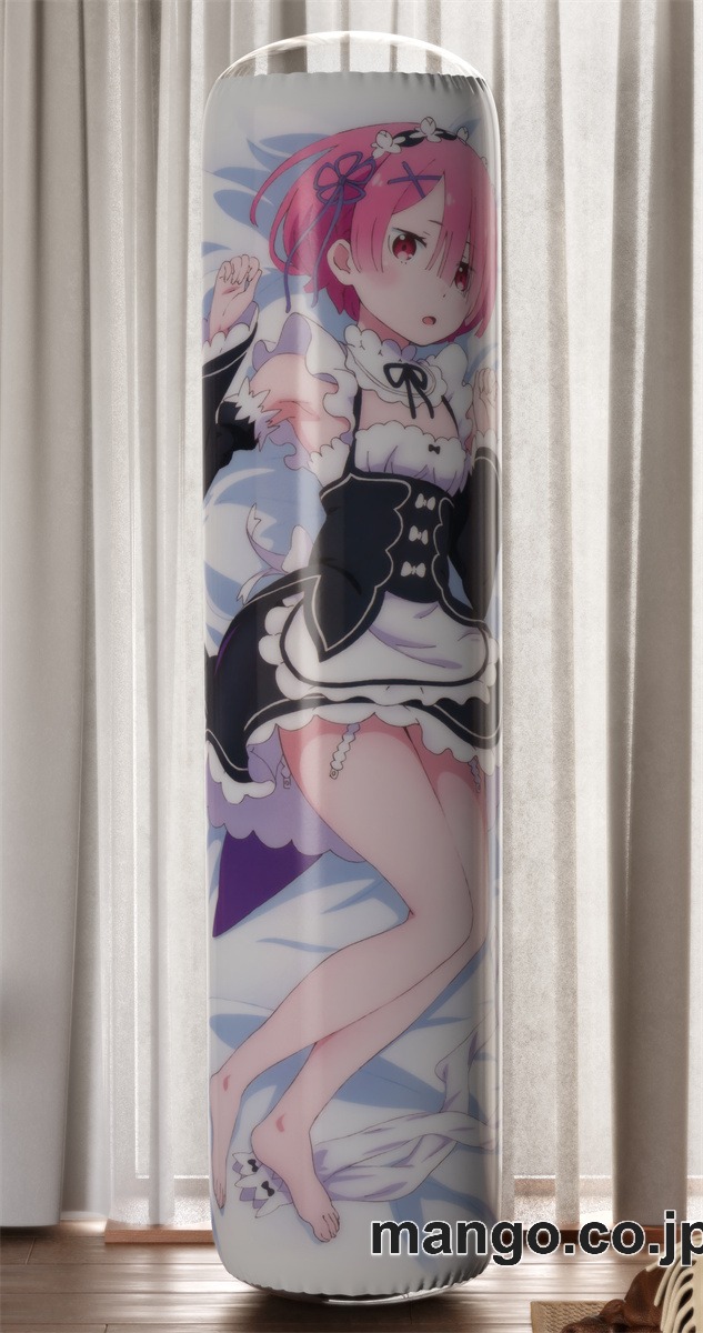 【おきあがりこぼし】アニメ キャラクター 等身大 PVC バランスクッション【ゼロから始める異世界生活】レム ラム PVC製 キャラクターグッズ コレクション用