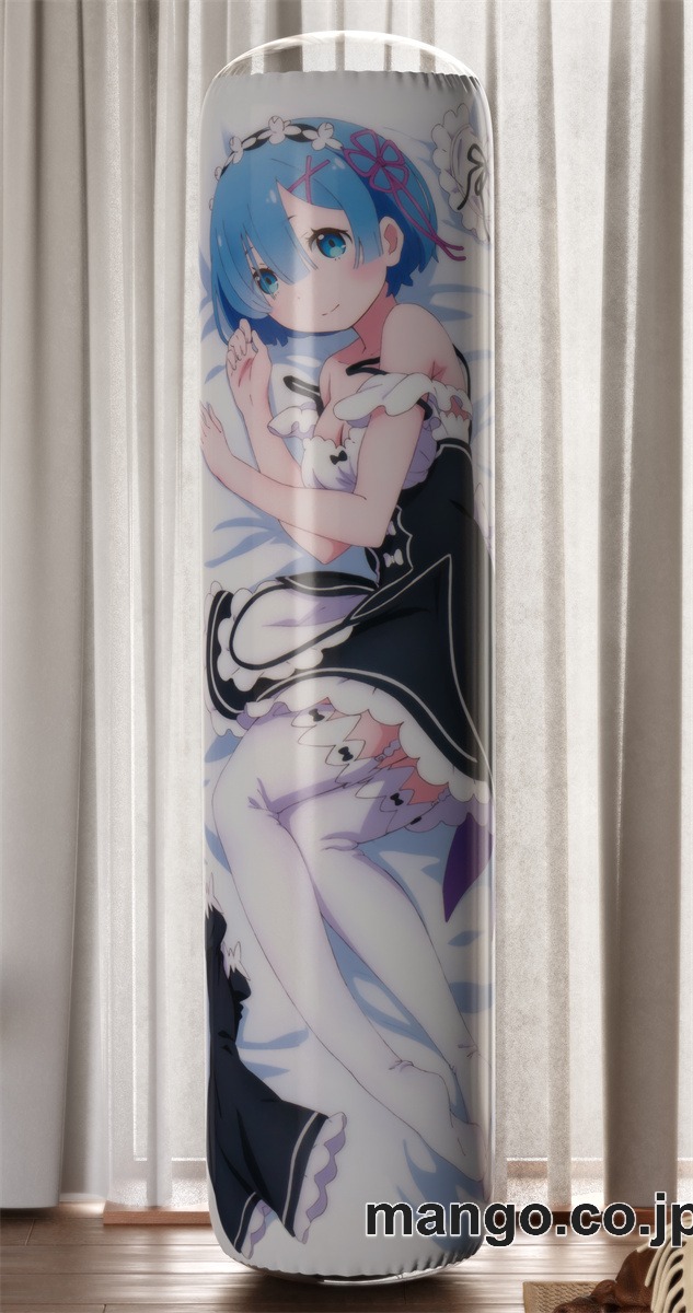 【おきあがりこぼし】アニメ キャラクター 等身大 PVC バランスクッション【ゼロから始める異世界生活】レム ラム PVC製 キャラクターグッズ コレクション用 2
