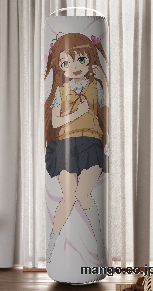 【おきあがりこぼし】アニメ キャラクター 等身大 PVC バランスクッション越谷小鞠スムース PVC製 キャラクターグッズ コレクション用