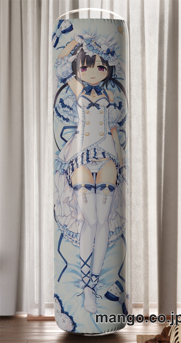 【おきあがりこぼし】アニメ キャラクター 等身大 PVC バランスクッションまいてつ早瀬ふかみ白兎ドレスver PVC製 キャラクターグッズ コレクション用 2
