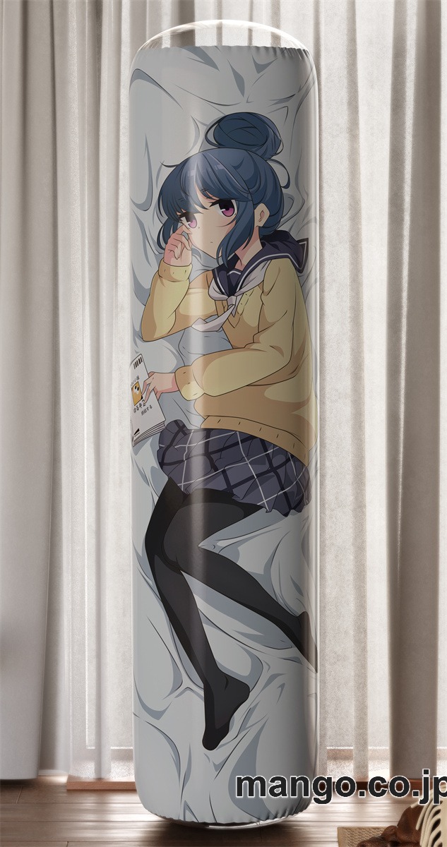 【おきあがりこぼし】アニメ キャラクター 等身大 PVC バランスクッション【ゆるキャン△】リン PVC製 キャラクターグッズ コレクション用