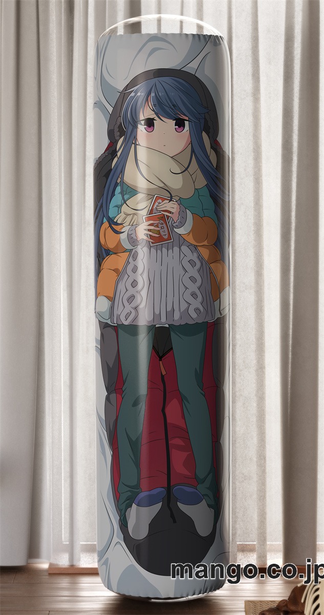 【おきあがりこぼし】アニメ キャラクター 等身大 PVC バランスクッション【ゆるキャン△】リン PVC製 キャラクターグッズ コレクション用 2