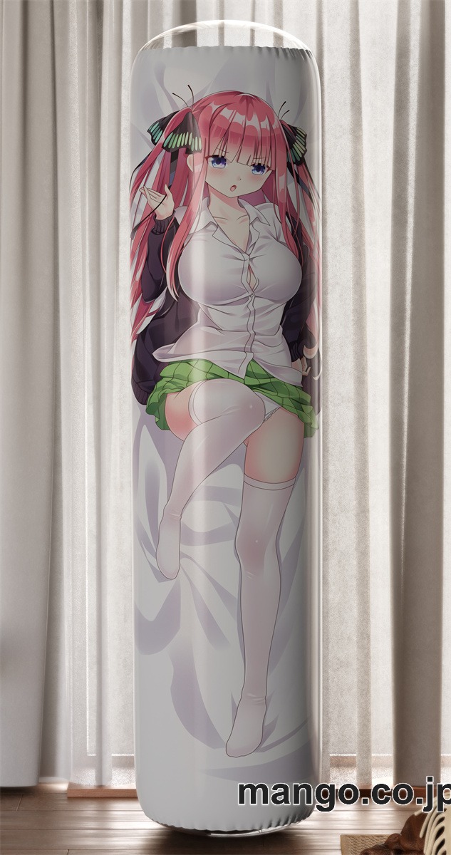 【おきあがりこぼし】アニメ キャラクター 等身大 PVC バランスクッション【五等分の花嫁】中野二乃 PVC製 キャラクターグッズ コレクション用